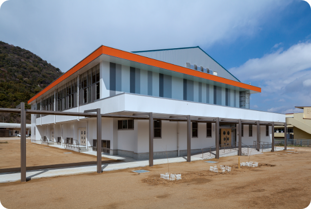 似島学園小・中学校屋内運動場新築